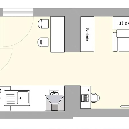 Apartamento Au Calme En Ville, Sans Vis à Vis Et Climatisé